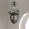 Franklin Iron Works French Scroll Rubbed Bronze Chandelier 22 1/2" Wide Rustic 9-Light Fixture For Dining Room House Kitchen Island Entryway Bedroom