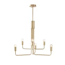 Milo 6-Light Chandelier Antique Brass - Ink+Ivy -Light Up Deals Store GUEST 719461f1 0cca 4f4c a15a a207e0664480