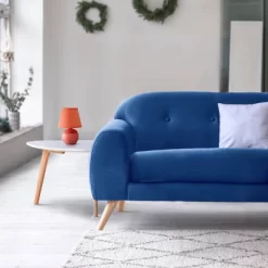 8.66" Petite Ceramic Orb Base Bedside Table Desk Lamp With Matching Tapered Drum Fabric Shade Orange - Creekwood Home -Light Up Deals Store GUEST 73143399 a041 45c8 8c39 3365e153ee3f