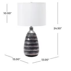 NuLOOM Chancey 25" Glass Table Lamp -Light Up Deals Store GUEST 7329ce4b dee0 4a85 809f 8a6d7c8f0b3f