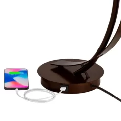 Possini Euro Design Modern Desk Lamps Set Of 2 With USB Port 22 1/2" High Bronze LED Clear Seeded Glass Shade For Bedroom Office 10 Possini Euro Design Modern Desk Lamps Set Of 2 With USB Port 22 1/2" High Bronze LED Clear Seeded Glass Shade For Bedroom Office -Light Up Deals Store GUEST 74ad4f69 c5e8 4a47 a163 49658a84b613