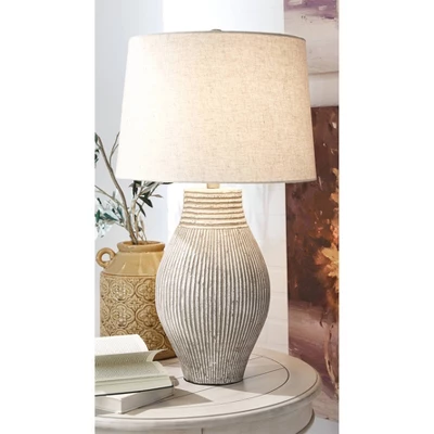 Layal Table Lamp Beige - Signature Design By Ashley 1 Layal Table Lamp Beige - Signature Design By Ashley