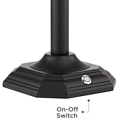 360 Lighting Grady Traditional Piano Banker Desk Lamp 16 1/2" High Black LED Adjustable Bronze Metal Shade For Bedroom Bedside Nightstand Kids Desk 4 360 Lighting Grady Traditional Piano Banker Desk Lamp 16 1/2" High Black LED Adjustable Bronze Metal Shade For Bedroom Bedside Nightstand Kids Desk - Image 4