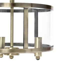 3-Light 13" Industrial Farmhouse Glass/Metallic Accented Semi-flushmount Ceiling Light - Lalia Home 20 3-Light 13" Industrial Farmhouse Glass/Metallic Accented Semi-flushmount Ceiling Light - Lalia Home -Light Up Deals Store GUEST 8173c1ee 99ab 4118 afa8 1fc042d5e5dd