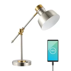 18.5" Allegra Farmhouse Adjustable Cantilever Task Lamp With USB Charging Port (Includes LED Light Bulb) - JONATHAN Y 20 18.5" Allegra Farmhouse Adjustable Cantilever Task Lamp With USB Charging Port (Includes LED Light Bulb) - JONATHAN Y -Light Up Deals Store GUEST 81c643e6 c9fb 4989 b83a 063e2c2a087c