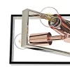 Nextop 15 Inch 4-Light Rose Gold Semi Flush Mount Ceiling Light