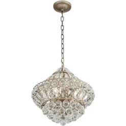 Vienna Full Spectrum Wallingford Antique Brass Chandelier 16" Wide French Crystal Glass 6-Light Fixture For Dining Room House Kitchen Island Entryway -Light Up Deals Store GUEST 865cd192 3954 482c ad40 1c64a895828e