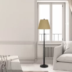 56" X 65" 3-way Adjustable Height Madison Floor Lamp Dark Bronze - Cal Lighting