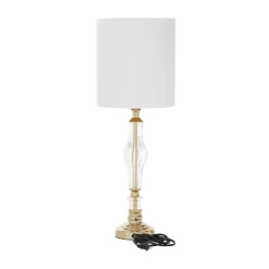 26" X 10" Glam Glass Table Lamp Gold - Olivia & May 9 26" X 10" Glam Glass Table Lamp Gold - Olivia & May -Light Up Deals Store GUEST 88aeb7c7 402c 4033 a3bd dd1cc41cd8ce