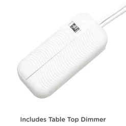 360 Lighting Sergio Modern Accent Table Lamps 23 1/2" High Set Of 2 Acrylic Chrome USB Charging Port White Drum For Bedroom Living Room Bedside Desk -Light Up Deals Store GUEST 8b0468f4 1ce9 4e33 b8bb 2d72cd996834