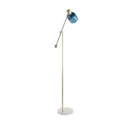 73" Marcel Floor Lamp Blue/Gold/White - LumiSource -Light Up Deals Store GUEST 8b7a68b4 5481 47ea 8a31 ea501b09d515