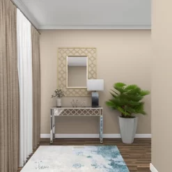 Polystone Table Lamp With Square Shade Gray - Olivia & May -Light Up Deals Store GUEST 8bd44002 0c28 4d27 9c49 bca537f28757