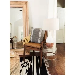 (Set Of 2) Two-Tone Ceramic Table Lamp With Linen Shade Each One Will Vary White/Brown - 3R Studios -Light Up Deals Store GUEST 8cc3002f 2817 4189 8aa3 fec1644fd036