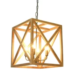Metal/Wood Chandelier Natural Brown - Storied Home 20 Metal/Wood Chandelier Natural Brown - Storied Home -Light Up Deals Store GUEST 8ce3c682 249c 49e1 8068 4b5b414b2205
