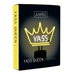 Amped Co 11.3" X 9.75" Neon Desk YASS QUEEN Neon Light Novelty Desk Lamp, Yellow And White Glow 6 Amped Co 11.3" X 9.75" Neon Desk YASS QUEEN Neon Light Novelty Desk Lamp, Yellow And White Glow -Light Up Deals Store GUEST 8e488df2 0aeb 4bb3 85ae 415bbfd325a6