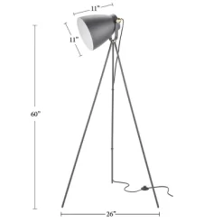57" Industrial Adjustable Tripod Spotlight Floor Lamp - Nourison -Light Up Deals Store GUEST 8e507516 1155 47d7 9e21 7a12ca8d68ca