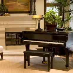 Hastings Home Tiffany Style Bankers LED Desk Lamp – 16" High, Dark Brown -Light Up Deals Store GUEST 8e981d48 f045 479c 8cfc 454033900842