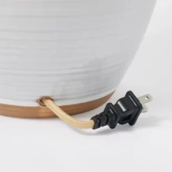 Large Ceramic Jar Table Lamp (Includes LED Light Bulb) Gray - Threshold™ Designed With Studio McGee -Light Up Deals Store GUEST 93b45ca5 6ef6 4fc7 a67d 275dc50c6213