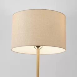 62" Cove Light Faux Wood Floor Lamp With Jute Shade - Globe Electric -Light Up Deals Store GUEST 94148806 5df0 483c 8996 20ef79a6652c