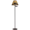360 Lighting Modern Swing Arm Floor Lamp Adjustable 67.5" Tall Bronze Mountain Scene Empire Shade For Living Room Reading Bedroom Office