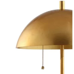 20.7" Metal Dome Table Lamp With Marble Base (Includes LED Light Bulb) Gold/White - Jonathan Y -Light Up Deals Store GUEST 95a3403d 42c6 4ab2 b2db a04adf2254ed
