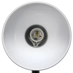 14.25" Traditional Fundamental Metal Desk Task Lamp And Bowl Shaped Shade With Flexi Gooseneck Slate Gray - Creekwood Home -Light Up Deals Store GUEST 9778b01a 49d9 4035 8c06 0696dd8f2a3c