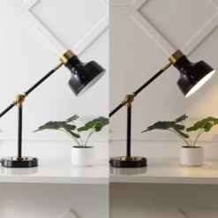 18.5" Allegra Farmhouse Adjustable Cantilever Task Lamp With USB Charging Port (Includes LED Light Bulb) - JONATHAN Y 16 18.5" Allegra Farmhouse Adjustable Cantilever Task Lamp With USB Charging Port (Includes LED Light Bulb) - JONATHAN Y -Light Up Deals Store GUEST 9786d76e 06c8 43c7 b073 0877aecb33f1
