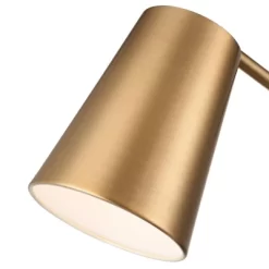 360 Lighting Industrial Modern Desk Lamp With USB And AC Power Outlet 23.5" High Antique Brass Metal For Living Room Bedroom House Bedside -Light Up Deals Store GUEST 9ae329aa ecd9 4387 b642 e7edc0e05733