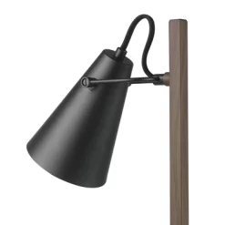 18" Nash Table Lamp With Faux Wood Arm Matte Black - Globe Electric -Light Up Deals Store GUEST 9b929bdb 087c 4137 b9e9 e34fc4fec910
