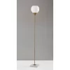 71" 3-way Fiona Torchiere Brass - Adesso