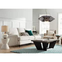 Possini Euro Design Planet Black Large Pendant Light 31 1/2" Wide Mid Century Modern White Glass For Dining Room House Foyer Kitchen Island Entryway -Light Up Deals Store GUEST 9fd5eeff 26e7 48a5 a661 fad7fda6cf28