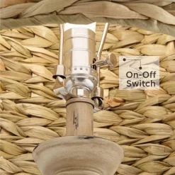 Regency Hill Carlisle Modern Coastal Table Lamps 26 1/2" High Set Of 2 Beige Sea Grass Tapered Drum Shade For Bedroom Living Room Bedside Nightstand 11 Regency Hill Carlisle Modern Coastal Table Lamps 26 1/2" High Set Of 2 Beige Sea Grass Tapered Drum Shade For Bedroom Living Room Bedside Nightstand -Light Up Deals Store GUEST a1859e11 0b26 456b 824b bf919d356390