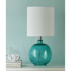Glass Table Lamp Blue - StyleCraft -Light Up Deals Store GUEST a200a218 b5e1 4d0e 818a 2622f178700c
