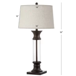 32" (Set Of 2) Hunter Metal/Glass Table Lamp (Includes Energy Efficient Light Bulb) - JONATHAN Y -Light Up Deals Store GUEST a46fbbee ed05 496e 9d11 13c66094d9d0