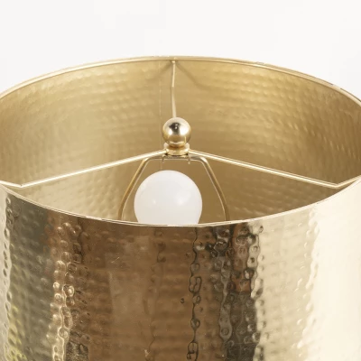 NuLOOM Monroe Concrete & Iron 25" Table Lamp Lighting - Brass 25" H X 14" W X 14" D 8 NuLOOM Monroe Concrete & Iron 25" Table Lamp Lighting - Brass 25" H X 14" W X 14" D - Image 8