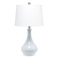 Droplet Table Lamp With Fabric Shade - Lalia Home -Light Up Deals Store GUEST a8bdbe3b f9e1 4a08 a40b 5d5fada43f8c