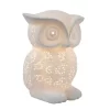 Porcelain Wise Owl Shaped Animal Light Table Lamp - Simple Designs