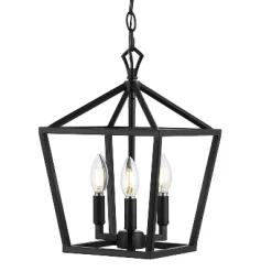 10" 3-Light Ojai Iron Classic Modern Lantern LED Pendant - JONATHAN Y -Light Up Deals Store GUEST b56ecbe0 6b29 4ad0 bf3f d85e22a369b6