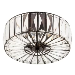 11.5" Crystalline Semi-Flush Mount Pendant Clear - River Of Goods -Light Up Deals Store GUEST b89c3755 7128 4215 88eb e97e5632b6db