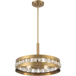 Stiffel Artyom Warm Gold Ring Pendant Chandelier 21 1/2" Wide Modern Clear Crystal Balls 4-Light Fixture For Dining Room House Foyer Kitchen Island 13 Stiffel Artyom Warm Gold Ring Pendant Chandelier 21 1/2" Wide Modern Clear Crystal Balls 4-Light Fixture For Dining Room House Foyer Kitchen Island -Light Up Deals Store GUEST b9a9ec19 f81d 414c af15 6e14349f70a2