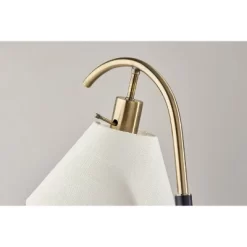 Jerome Table Lamp Black/Antique Brass - Adesso -Light Up Deals Store GUEST bce99742 4175 42fc b10b f52fc513e62a