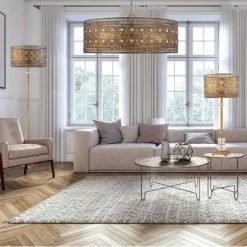 23.5" 3-Light Bryar Chandelier Brass/Crystal - River Of Goods -Light Up Deals Store GUEST bcf9420d dfdd 414a a94e 4eeb5e24a75e