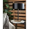 Amadell Metal Table Lamp Black/Gold - Signature Design By Ashley