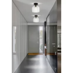 7.75" Metal/Glass Domenic Flush Mount (Includes Energy Efficient Light Bulb) - JONATHAN Y -Light Up Deals Store GUEST c320039d 7335 4486 a8e4 2f3e9309a7b6