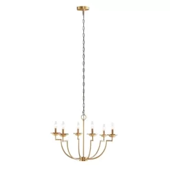 Savor Candelabra Styled Chandelier Gold - Hampton Hill -Light Up Deals Store GUEST c6501cc1 6aff 481e b691 f731bee19a45