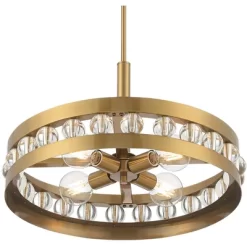 Stiffel Artyom Warm Gold Ring Pendant Chandelier 21 1/2" Wide Modern Clear Crystal Balls 4-Light Fixture For Dining Room House Foyer Kitchen Island 10 Stiffel Artyom Warm Gold Ring Pendant Chandelier 21 1/2" Wide Modern Clear Crystal Balls 4-Light Fixture For Dining Room House Foyer Kitchen Island -Light Up Deals Store GUEST c682a296 6a2b 415c 9da2 ba6a85b83702