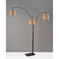 Bahama 3 Arm Arc Lamp Dark Bronze - Adesso -Light Up Deals Store GUEST c9d4ad84 d61e 4269 b194 c5c2ee6b973c