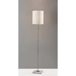 62" Fiona Floor Lamp Steel - Adesso