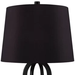 360 Lighting Marcel Industrial Table Lamps 24 1/4" High Set Of 2 With USB Charging Port And Nightlight LED Black Drum Shade For Bedroom Bedside Desk 10 360 Lighting Marcel Industrial Table Lamps 24 1/4" High Set Of 2 With USB Charging Port And Nightlight LED Black Drum Shade For Bedroom Bedside Desk -Light Up Deals Store GUEST d1e4e883 353c 4df9 af96 543b554eef48