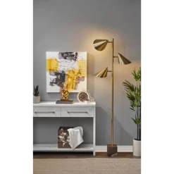 Hawthorne Tree Lamp Antique Brass - Adesso -Light Up Deals Store GUEST d216318f c263 4d08 b8e3 5d797c2d5f3f